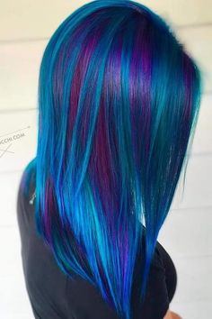 Pretty Winter Hair Colors, Blue Hair Styles, Hair For Winter, Rainbow Hair Color Ideas, Winter Hair Colors, Cool Hairstyles For Girls, Hair Inspired, New Hair Trends