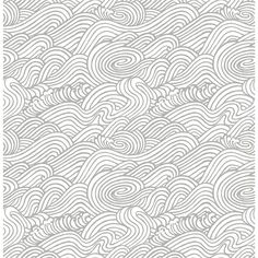 an abstract white background with wavy lines in the shape of waves and swirls on top of each other