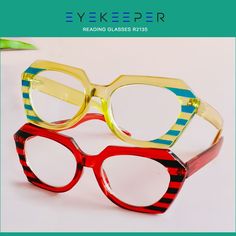 Magnifying Glasses, Stylish Fashion, Stripes Pattern, Cat Eye Glass, Hinges, Sunglasses