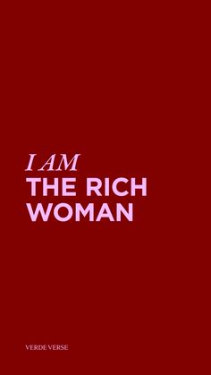 i am the rich woman by veredi verese on curiator