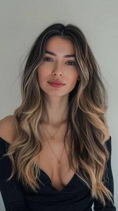 27 Beautiful Balayage Hairstyles That Are Trending Right Now Light Brown Hair Styles, Brown Hair Styles, Light Brown Hair Color, Light Brunette Hair, Blonde Highlights On Dark Hair, Balayage Hairstyles, Beige Hair, Korean Hair Color