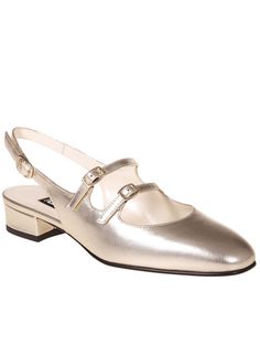 Peche 21Gender: WomenMaterial: LEATHERColor: GREYMade in: ITProduct ID: 330979_08 NAPPA PLATINE*Import tax/duty will be calculated at checkout (If applicable) Classic Spring Leather Shoes With Heel Strap, Classic Leather Shoes With Heel Strap For Spring, Formal Slip-on Leather Shoes With Heel Strap, Carel Paris, Gucci Messenger Bags, Valentino Jacket, Gucci Padlock, Valentino Pants, Chanel J12