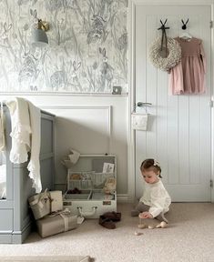 Hygge Nursery, Vintage Boys Room, Cozy Baby Room, Nursery Organization