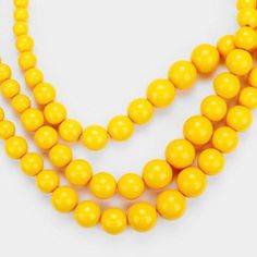 Pearl (faux) Yellow Triple Strand Necklace & Earring Set by coreItem: Faux Pearl NecklaceBrand: coreColor: Yellow, SilverNecklace Length: 19" + 3" ExtensionDecor Size: 2" (inches)Earring Length: 1.4" (inches)Fastening: Lobster Clasp Metal: AlloyMaterials: Faux PearlsTheme: Bridal, Prom, Pageant, Evening Necklace is comprised of simulated graduating shades of green faux pearls on 3 strands. All Measurements are Approximate Sold As One Individual Necklace & 1 Pair of Matching Earrings Evening Necklace, Strand Necklace, Necklace Earring Set, Matching Earrings, Shades Of Green, Faux Pearl, Lobster Clasp, Earring Set, Chain Necklace