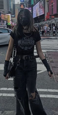 Grudge Outfits, Look Grunge, E Girl Outfits, Alt Outfits, Emo Outfits, Tomboy Style Outfits, Punk Outfits, Alt Fashion, Fit Ideas