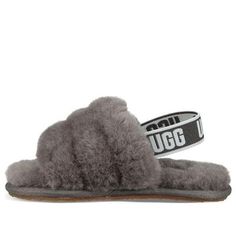 (TD) UGG Fluff Yeah Slide 1098579T-CHRC (Cozy/Light) Ugg Fluff Yeah Slides, Toddler Shows, Fluff Yeah Slide, Crib Shoes Girl, Boys School Shoes, Baby Uggs, Sheepskin Slippers, Walker Shoes, Crib Shoes