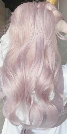 Periwinkle Blonde Hair, Hair Asian, Cute Hair Colors, Pastel Pink Hair, Hair Color Pastel, Pretty Hair Color, Platinum Blonde Hair