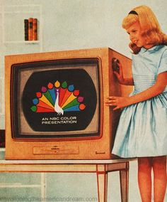 Old Television, Color Television, Television Advertising, Vintage Television, Vintage Tv, Retro Tv, Old Ads, Photo Vintage