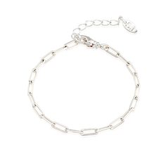 td {border: 1px solid #ccc;}br {mso-data-placement:same-cell;} Materials:14K Gold Plated BrassSilver Plated BrassFreshwater PearlsHypoallergenic and Nickel FreeDimensions:Length: 17cm / 6.7""This item comes with a one-year warranty.Greeting card and/or gift receipt for exchange is available with purchase at checkout. Silver Tarnish Resistant Charm Bracelet For Formal Occasions, Elegant Silver Chain Paperclip Bracelet As Gift, Classic Sterling Silver Bracelet With Extender As Gift, Classic Charm Bracelet With Extender As Gift, Minimalist Silver Charm Bracelet For Formal Occasions, Elegant Silver Charm Bracelet With Rectangular Links, Classic Silver Chain Charm Bracelet As Gift, Classic Adjustable Silver Chain Charm Bracelet, Tarnish Resistant Silver Oval Link Charm Bracelet