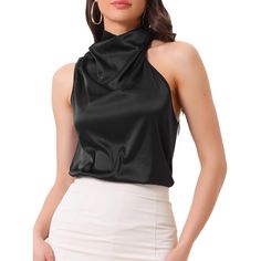 Looking for a versatile piece that can effortlessly elevate your style? Look no further than this stunning satin blouse. With its classic design and high-quality construction, this top is the perfect choice for any occasion. Whether you're dressing up for a night out or simply looking to add some elegance to your everyday look, this blouse is sure to become a favorite in your wardrobe. Crafted from luxurious satin material, this blouse is both smooth and comfortable to the touch, making it a joy Linen Shorts Women, Business Casual Work, Satin Blouse, Satin Top, Satin Material, Linen Women, Summer Top, Shop Blouses, Work Casual