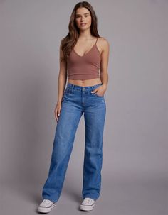 RSQ Womens Low Rise Straight Leg Jeans - MEDIUM WASH | Tillys Levi Low Pro Jeans, Grey Low Rise Jeans, Low Pants Outfit, Low Waisted Jeans Outfit, Mid Waisted Jeans, Low Rise Straight Jeans, Low Rise Wide Leg Jeans, Sick Fits, Low Rise Straight Leg Jeans