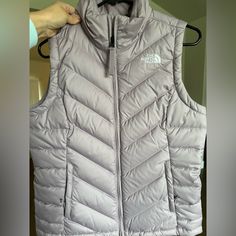 Lavender North Face Puffer Vest. Only Worn A Couple Times, Pretty Much Brand New. Lavender Outerwear With Pockets For Spring, Casual Lavender Outerwear For Spring, Puffy Vest North Face, North Face Puffer Vest, North Face Puffer Jacket Purple, The North Face Purple Outerwear For Fall, Purple North Face, Purple North Face Vest, The North Face Purple