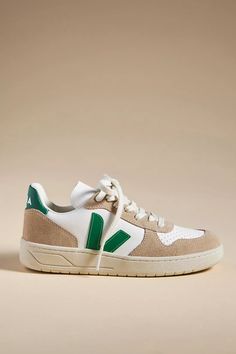 Veja V-10 Sneakers. #shoes #fashion #style #sneakers #love #shopping #nike #model #instagood #ootd #sneakerhead #photooftheday #beauty #jordan #adidas #stylish #beautiful #cute #outfit #hair #heels #hypebeast #swag #girl #supreme #clothes #dress #styles #yeezy #kicks Kdrama Fashion Outfits, Colorful Tennis Shoes, Fashion Outfits Women, Tennis Shoes Women, Kdrama Fashion, Veja V 10, Green Fits