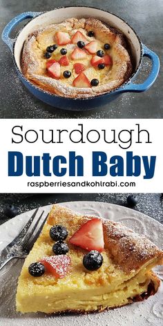 this is an image of a dutch baby pie