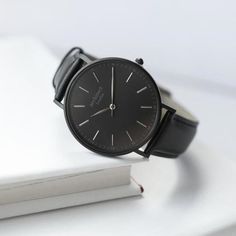 Architect London handcrafted watch engraved with a modern font.  Luxury Black leather strap.  Includes beautiful Architect Watch Company luxury box.  Perfect for everyday use. Your personalised message will appear on the back of the back of the watch in a modern font. Also available with your own handwriting engraving see: https://www.etsy.com/uk/listing/928406008/mens-personalized-own-handwriting?ref=shop_home_active_21&frs=1Architect London handcrafted watchEngraved with a modern fontQuart Groomsmen Watches, Engraved Handwriting, Personalized Watches, Watch Engraving, Minimalist Watch, Stainless Steel Polish, Watch Companies, Modern Fonts, Watch Gifts