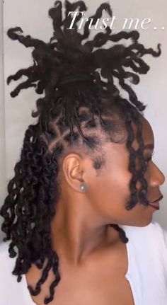 Loc Ponytails, Loc Aesthetic, Feminine Locs, Loc Appreciation, Hair Affair