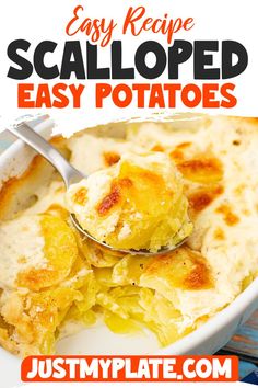 this is an easy recipe for scalloped potatoes