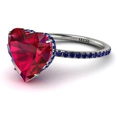 Are you in search of an impressive piece of jewelry, which will fit on your finger perfectly? You found it with this Heart Shape Ruby Ring. This Heart Shape Ruby Ring is a tband with a Ruby in heart shape, and round stones covering the band itself. The timeless and elegant design of this Heart Shape Ruby Ring makes it perfect for all your important social events. You'll definitely be satisfied with this one. Stock Number: 6944 Metal Setting Metal Type: 14K White Gold Main Stone Type: 100% Natura Cushion Diamond Ring, Vintage Engagement Rings Sapphire, Black Diamond Engagement, Elegant Engagement Rings, Flower Engagement Ring, Vintage Sapphire, Black Diamond Ring Engagement, Ruby Engagement Ring, Geometric Ring