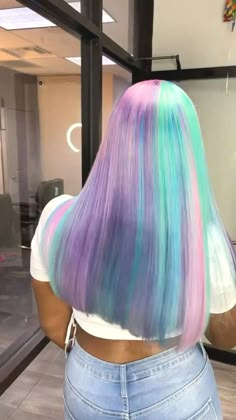 Multi Colored Wigs, Multi Hair Color, Exotic Wigs, Crazy Colored Hair, Custom Color Wigs, Exotic Hair Color, Music Festival Hair, Hair Color For Dark Skin