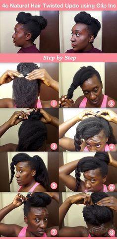 Side Twist Hairstyles, Smart Hairstyles, Cute Hairstyles Updos, Side Twist, Protective Hairstyle, Natural Hair Twists