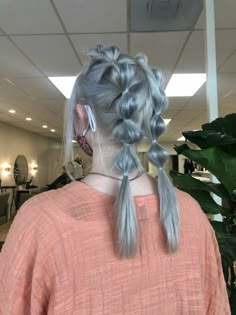 Bubble Braids, Easy Bun Hairstyles, Sleek Hairstyles, Dye My Hair, Cool Hair, Cut My Hair, Hair Inspo Color