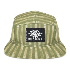 Stand out from the rest of the crowd in one of these unique 5 panel hats! One of a kind hats for one of a kind people who realize. DETAILS: - Rectangle woven label (Front) - Logo woven label (Back) - Adjustable release closure strap - Colors & designs will vary SIZE: - OSFM (One Size Fits Most) - Adjustable Hat Sizes 6 5/8 - 7 5/8 MEASUREMENTS: - Minimum size 21 in. / 53 cm. - Maximum size 24 in. / 61 cm. If you have any questions about this item, send me a message! SHOP OTHER RHIALIZE WEARABLES: www.etsy.com/shop/rhialize * RETURN POLICY & SHIPPING INFO * SHIPPING: It takes approximately 1-3 business days to process and ship orders. All orders being shipped within the United States are shipped first class mail through USPS and take approximately 2-5 business days to be delivered. Shipping Green Adjustable Fitted Hat With Short Brim, Adjustable Flat Bill Snapback Hat For Festival, Green Adjustable Snapback Hat With Short Brim, Casual 5-panel Baseball Cap For Festivals, Casual 5-panel Hat For Festivals, Festival Snapback Hat With Flat Bill, Retro Adjustable 5-panel Hat, Vintage 5-panel Hat For Summer, Green Adjustable Snapback Hat