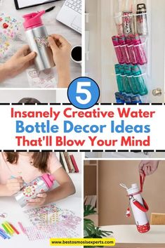 the top five creative water bottle decor ideas that i'll blow your mind out