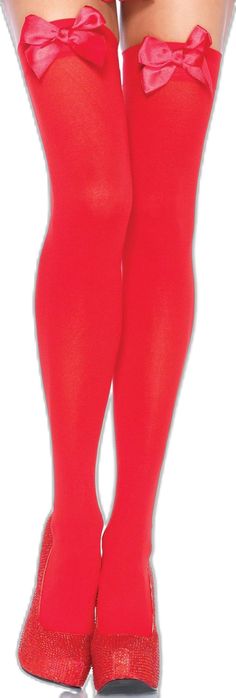 Tight Thigh-high Party Hosiery, Tight Thigh High Stockings For Party, Stretch Knee-high Party Tights, Solid Tight Hosiery For Party, Tight Footless Party Hosiery, Red Tight Thigh High Legwear, Red Tight Thigh-high Legwear, Red Tight Stockings For Party, Red Thigh-high Tights For Party