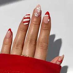 Celebrate the festive season in style with these 24 Pcs Christmas Press On Nails! Designed in a cute short almond shape, these acrylic fake nails feature a charming red hat French tip design with a glossy finish. Perfect for holiday parties or cozy gatherings, these press-ons are full cover and easy to apply. With the festive red and pink color combo, your nails will be ready for all your Christmas celebrations in no time. Get your perfect holiday manicure effortlessly with this stylish nail kit!
#ChristmasNails #PressOnNails #ShortAlmondNails #FrenchTipNails #FakeNails #AcrylicNails #RedHatNails #ChristmasManicure #FullCoverNails #GlossyNails #NailArt #HolidayNails #NailDecor #ChristmasNailArt #EasyNails #PressOnBeauty #ChristmasFakeNails #NailKit #ChristmasNailDesigns #NailTrends #WomenN Fun Christmas Nails, Christmas Nails 2022, Christmas Nails Easy, Christmas Gel Nails, Nails 2022, Her Nails, Christmas Nails Acrylic