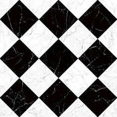 black and white checkerboard pattern on marble