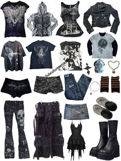 Clementine Outfit Twd, Cheap Y2k Clothing Sites, Emo 90s Outfit, Y2k Vintage Grunge Outfits, Emo Clothes Women, Grunge Thanksgiving Outfit, Winter Outfits With Pants, Goth Asthetics Outfit, Grunge Clothes Ideas