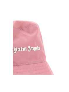 100% polyester Lining, 100% cotton Spring Hats With Logo Print And Curved Brim, Summer Cotton Hats With Logo Print, Summer Cotton Hat With Logo Print, Casual Summer Hats With Logo Print, Summer Hats With Logo And Curved Brim, Classic Logo, Palm Angels, Urban Chic, Yoga Wear