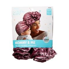 Get the perfect styling accessory for mom and baby with this matching set of crushed velvet pre-tied top knot turbans. Designed with durable, soft and stretchy, luxury crushed velvet fabric with lurex for a comfortable and secure fit. Perfect for any occasion, these one size fits all turbans come in toddler size 12-36M (15.5  18.5) for your little one, and size 20  22 for mom. Extra comfortable with a combination of external softness and internal smoothness. Available in 2 colors: Berry and Blue Mommy And Me Turban, Bleach And Tone, Hair Care Kits, Top Knot Hairstyles, Change Hair, Crushed Velvet Fabric, Moisturize Hair, Color Care, Tie Top