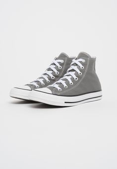 Converse CHUCK TAYLOR ALL STAR HI - High-top trainers - charcoal Shoe Wishlist, School Shoes, Converse Chuck Taylor All Star, Converse High, Converse All Star, Chuck Taylor All Star, Converse Chuck, Summer Aesthetic