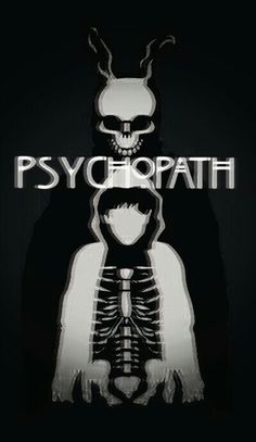 two people are standing next to each other with the words psychpath in front of them