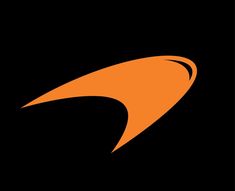 an orange arrow on a black background with the word's logo in the center