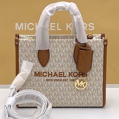 Michael Kors Mirella Small Shopper Top Zip Crossbody Bag Vanilla Logo Mk Nwt New With The Tag Authentic Gold-Tone Hardware Dimensions: 9.25”W X 7.75”H X 3.75”D Approx Handle Drop: 3.25” Approx Adjustable Strap: 20.25”-23.75” Approx Interior Details: Back Zip Pocket, Front Slip Pocket Lining: 100% Polyester Michael Kors Handbags, Logo Mk, Trendy Michael Kors Bags For On-the-go, Trendy Michael Kors Bags With Gold-tone Hardware, Trendy Michael Kors Shoulder Bag With Gold-tone Hardware, Betty Boop Purses, Sac Michael Kors, High End Handbags, Michael Kors Shoulder Bag With Branded Hardware For On-the-go