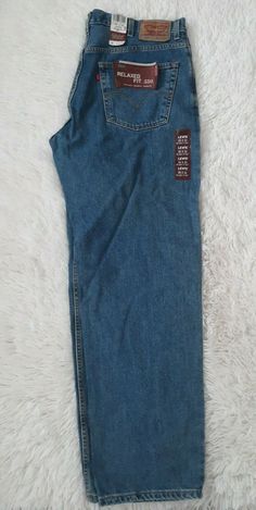 NWT Vtg Levi's 550 Men's Relaxed Fit Tapered Leg Jeans Sz 38x32 Made in Mexico. These were made in 2005. Brand new. From a non smoke and non pet home. Levis 550 Jeans Outfit Mens, Levis 550 Jeans Outfit, Made In 2005, Levis 550 Jeans, Levis Pants, Tapered Leg Jeans, Levis 550, Pet Home, Jean Outfits