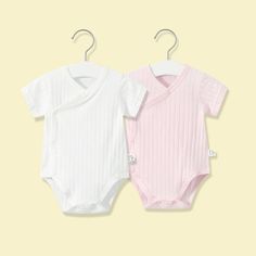 Introducing our 2PCS Summer Newborn Girls' Cotton Romper Set! Get your little one ready for summer with our adorable romper set. Crafted from soft and breathable cotton, this set is perfect for babies aged 3 months to 36 months. Key Features: Summer-ready Design: With short sleeves and a V-neck collar, our romper set is ideal for keeping your baby cool and comfortable during the warmer months. High-quality Material: Made from premium cotton, our romper set ensures superior softness and breathability, ensuring your baby's comfort all day long. Versatile Set: This 2-piece set offers versatility, allowing you to mix and match with other pieces in your baby's wardrobe. Perfect for everyday wear or special occasions. Don't miss out on this essential summer outfit for your little one! Package in Cotton Onesie For Spring, Cute Bodysuit For Summer, White Cotton Bubble Romper For Loungewear, Cute Solid Color Bodysuit For Summer, Cute Solid Color Summer Bodysuit, Cute Bodysuit For Spring, Spring Short Sleeve Onesie For Loungewear, Summer Short Sleeve Bodysuit For Loungewear, Cute Solid Color Spring Onesie