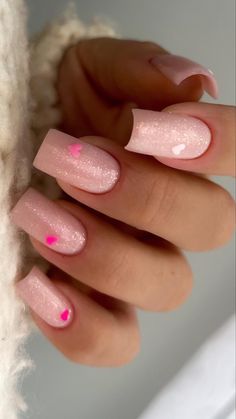 Classy Fall Nails, Holiday Acrylic Nails, Ballet Nails, Fake Nails Designs, February Nails, Girly Acrylic Nails, French Tip Acrylic Nails, Coffin Press On Nails, Cute Summer Nails