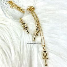 DESCRIPTION: Beautiful high polish 18K Gold Plated Ankh necklace that is the perfect meaningful piece to rock with any look! MATERIAL: 18K Gold Plated over Stainless Steel. Hypoallergenic, Tarnish Free and Water Resistant. LENGTH: Multiple chain sizes available for selection above. Pendant: 1 inch. Mix and match with any of our 18K Gold Necklaces and Anklets to create the most unique and customized look! All orders are shipped out within 1 business day. PoshForKeeps is proud to be a USA company. Heart Initial Necklace, Customized Necklace, Gift For Him Birthday, Ankh Necklace, Heart Necklaces, 18k Gold Necklace, Gold Heart Necklace, Gold Necklaces, Necklace Box