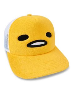 Show off your Gudetama fandom with this fun trucker hat! This fun hat is the perfect topper to any outfit and is sure to get you noticed. Officially licensed Adjustable Structured fit High crown Normal bill Snapback closure Material: Polyester Care: Spot clean Imported Fun Hat, Big Face, Cool Hats, Show Off, Snapback Hats, Hat Fashion, Trucker Hat, Crown, Hats