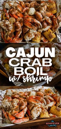 cajun crab boil with corn on the cob