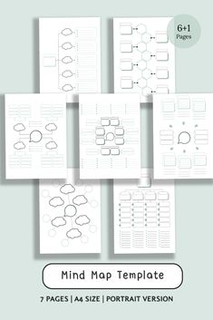 ✨ Elevate your planning and creativity with our Mind Map Template. Click "Add to Cart" and start turning your ideas into action! 💭💡

Get organized and inspired! 🌟📌

***BUNDLE INCLUDES***
- 6 + 1 EXTRA Mind Map Printable Templates
- Portrait orientation
- 210mm x 297 mm
- You can use the templates over and over again
- Print and you can enjoy your mind map to ease you brainstorm an ideas.