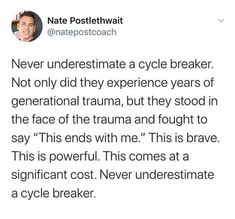 Cycle Breaker, Cycling Quotes, Healing Quotes, Healing Journey, Empath, Emotional Health, How To Better Yourself, Life Coach