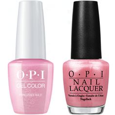 OPI GelColor + Matching Lacquer Princesses Rule! #R44 | Universal Nail Supplies Nail Summer, Opi Nail Colors, Pretty Nail Polish, Formal Nails, Nail Colours, Color Nails, Gel Nail Colors, Cnd Shellac, Opi Nail Polish