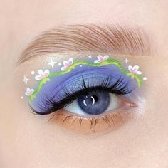 Artistic Eyeshadow, Eyelashes Magnetic, Flower Makeup, Graphic Makeup, Ethereal Makeup, Pinterest Makeup