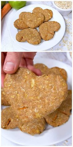 how to make apple carrot dog biscuits for dogs and cats with video instructions