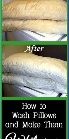 how to wash pillows and make them wrinkle free from the sun or wind