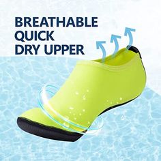 Looking for a comfortable, breathable, and quick-drying pair of shoes for your next aquatic adventure? Look no further than our Aquatic Shoes For Water Sports Beach Surfing For Men And Women. Made with mesh and featuring a rubber sole, these shoes are designed to be lightweight and easy to move around in, providing a barefoot feel. The breathable uppers allow for airflow, preventing overheating and discomfort. Plus, the quick-drying material prevents water from accumulating inside the shoe, ensu Outdoor Sneakers With Moisture-wicking Breathable Fabric, Moisture-wicking Breathable Sneakers For Outdoor, Moisture-wicking Sneakers With Breathable Fabric For Outdoor, Durable Green Sports Sneakers, Breathable Comfortable Sneakers For Beach, Durable Green Sneakers For Sports, Comfortable Breathable Sneakers For Beach, Durable Green Sneakers, Breathable Synthetic Beach Sneakers